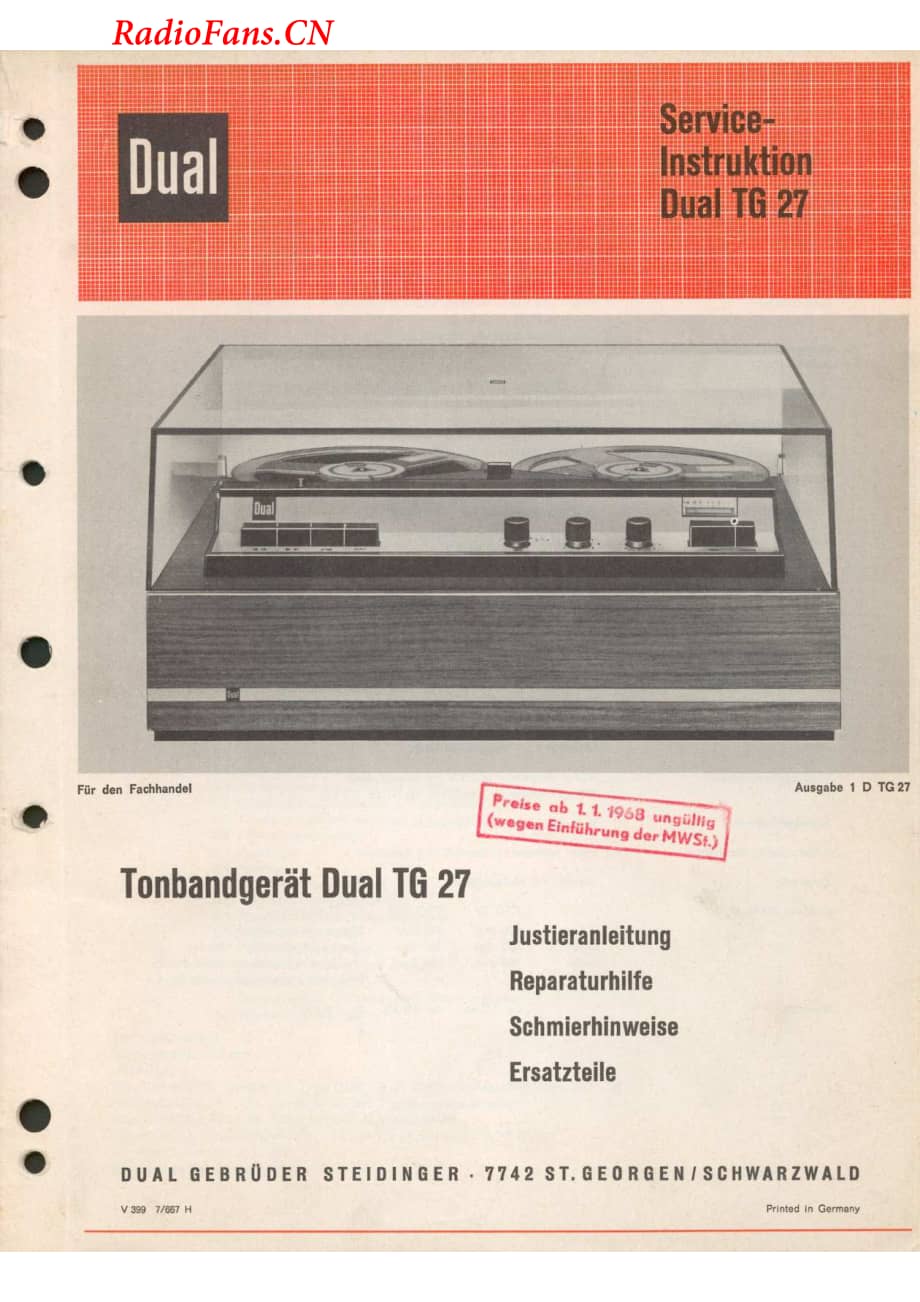 Dual-TG27-tape-sm1维修电路图 手册.pdf_第1页