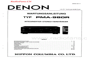Denon-PMA980R-int-sm维修电路图 手册.pdf