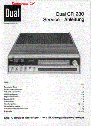 Dual-CR230-rec-sm维修电路图 手册.pdf