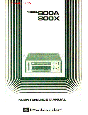 Dokorder-800X-rec-sm维修电路图 手册.pdf