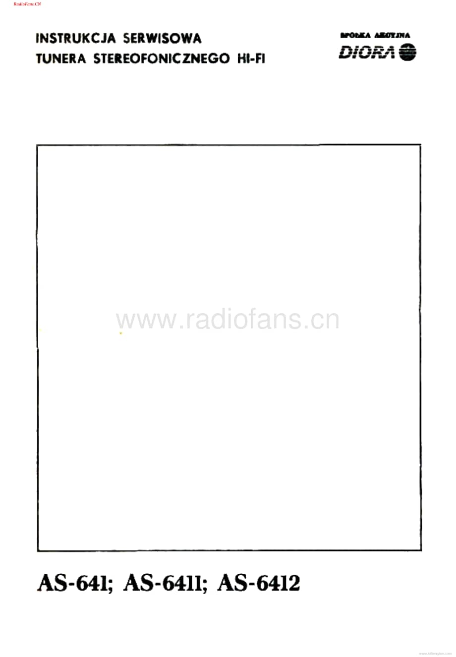 Diora-AS6411-tun-sm维修电路图 手册.pdf_第1页