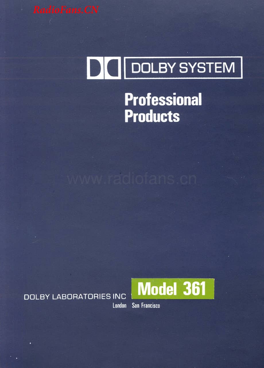 Dolby-361-sm维修电路图 手册.pdf_第1页