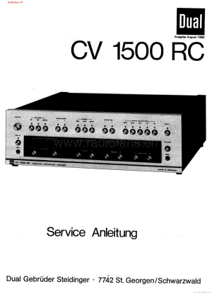 Dual-CV1500RC-int-sch维修电路图 手册.pdf