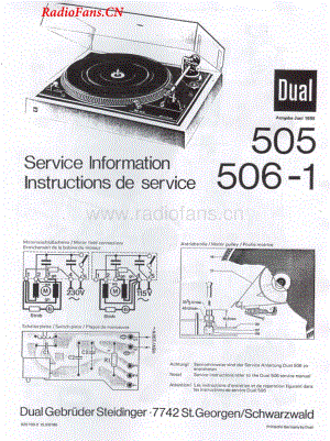 Dual-506-tt-sm1维修电路图 手册.pdf