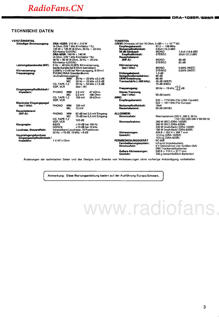 Denon-DRA825R-rec-sm维修电路图 手册.pdf_第3页