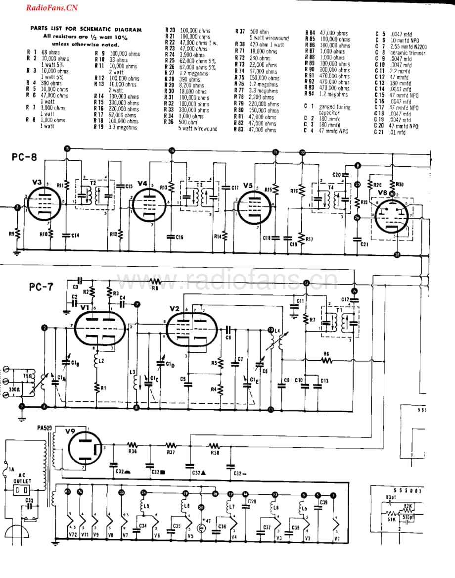 Dynaco-FM3-rec-sch维修电路图 手册.pdf_第1页