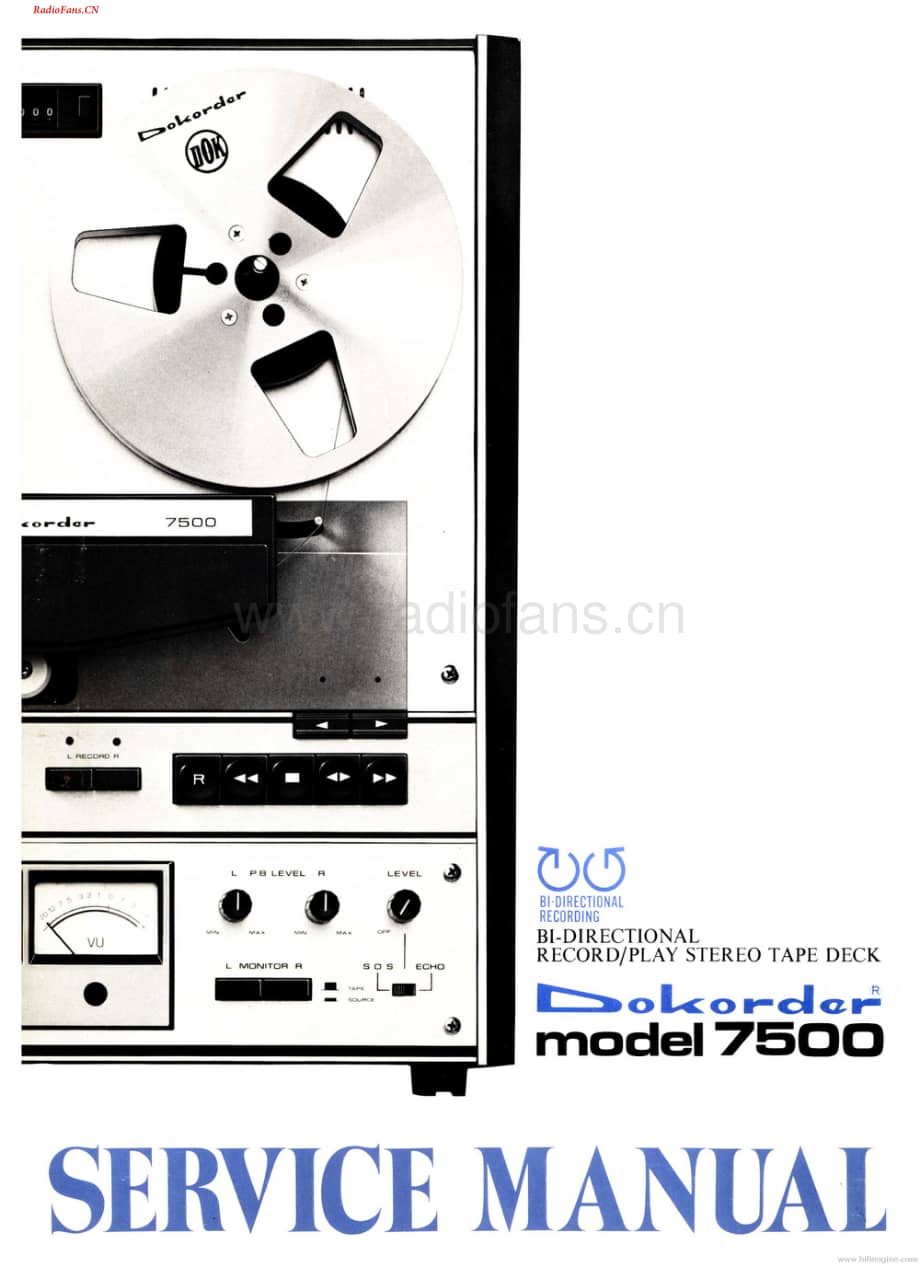 Dokorder-7500-tape-sm维修电路图 手册.pdf_第1页