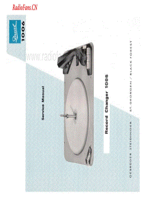 Dual-1006-tt-sm维修电路图 手册.pdf