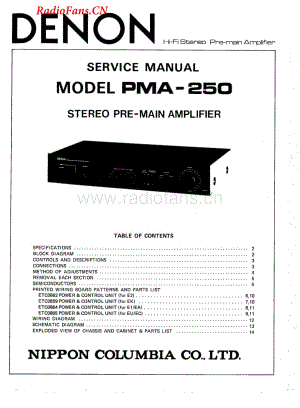 Denon-PMA250-int-sm维修电路图 手册.pdf