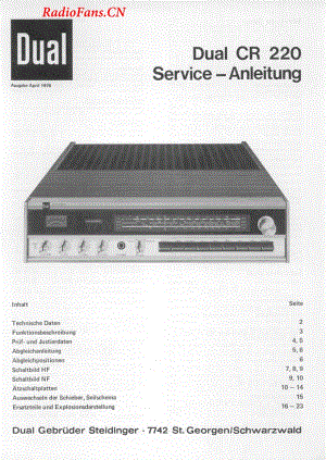 Dual-CR220-rec-sm维修电路图 手册.pdf