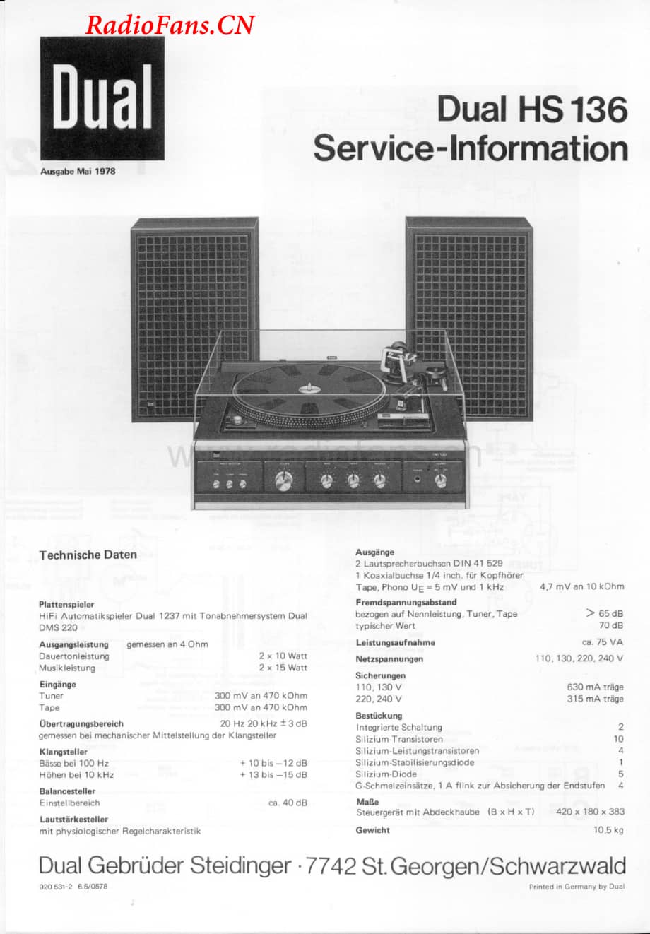 Dual-HS136-tt-sm维修电路图 手册.pdf_第1页