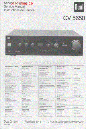 Dual-CV5650-int-sm维修电路图 手册.pdf