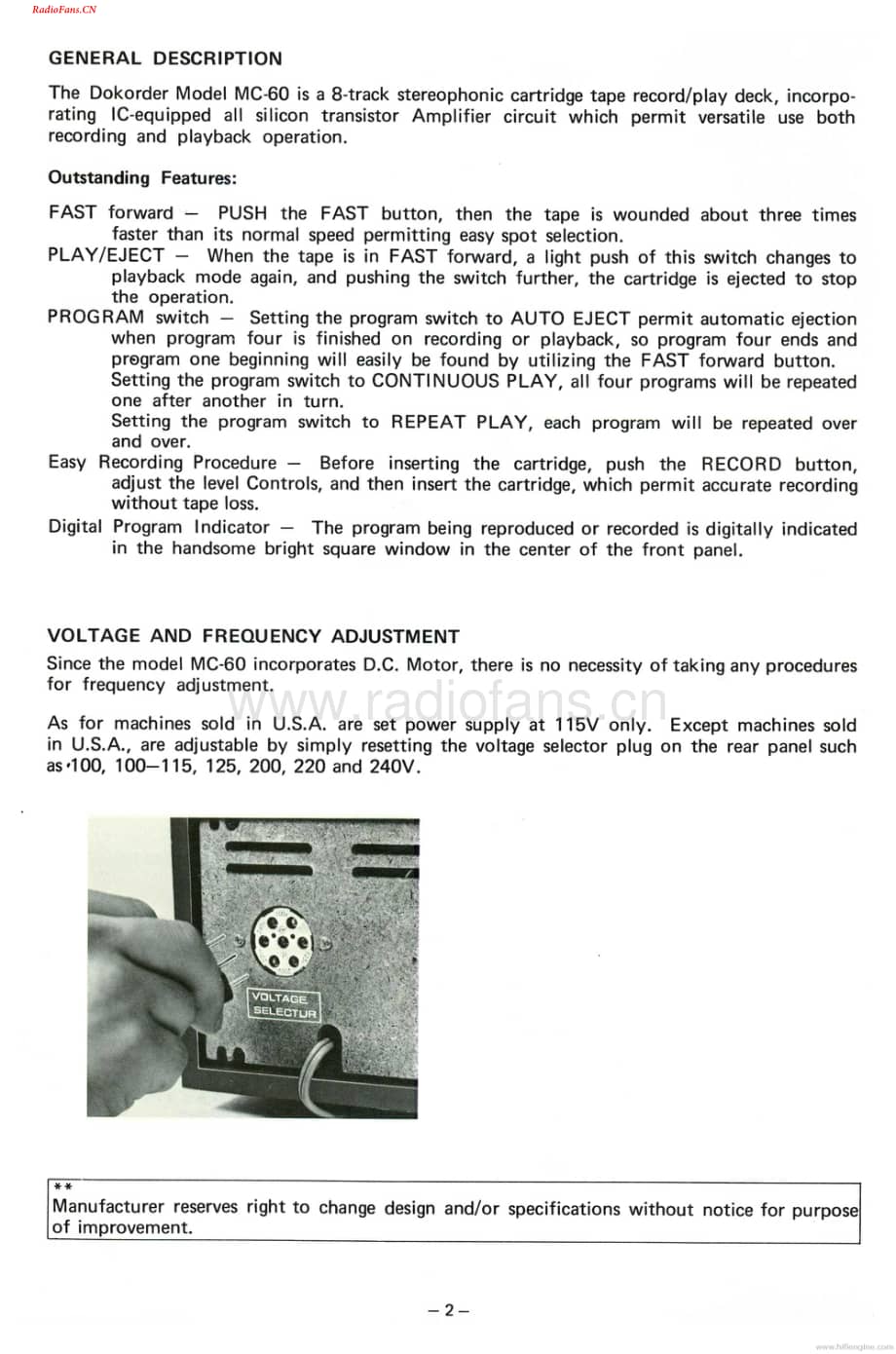 Dokorder-MC60-tape-sm维修电路图 手册.pdf_第2页
