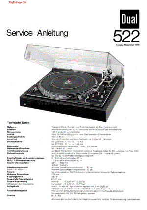 Dual-522-tt-sm维修电路图 手册.pdf