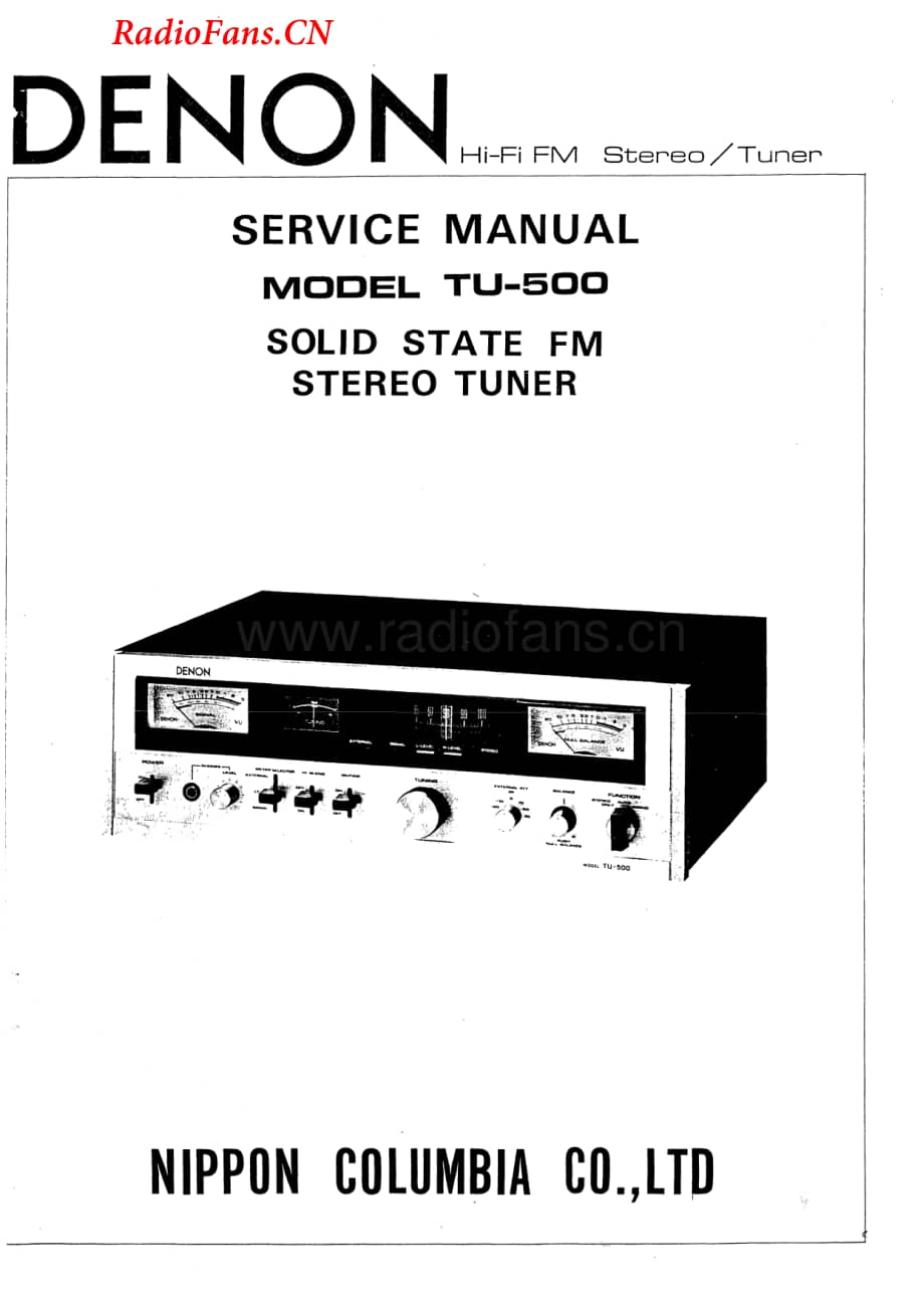 Denon-TU500-tun-sm维修电路图 手册.pdf_第1页