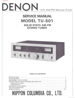 Denon-TU501-tun-sm维修电路图 手册.pdf