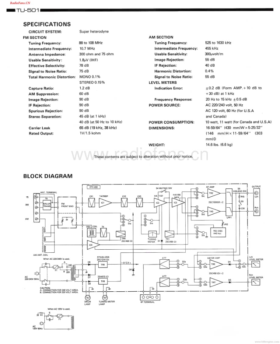Denon-TU501-tun-sm维修电路图 手册.pdf_第2页