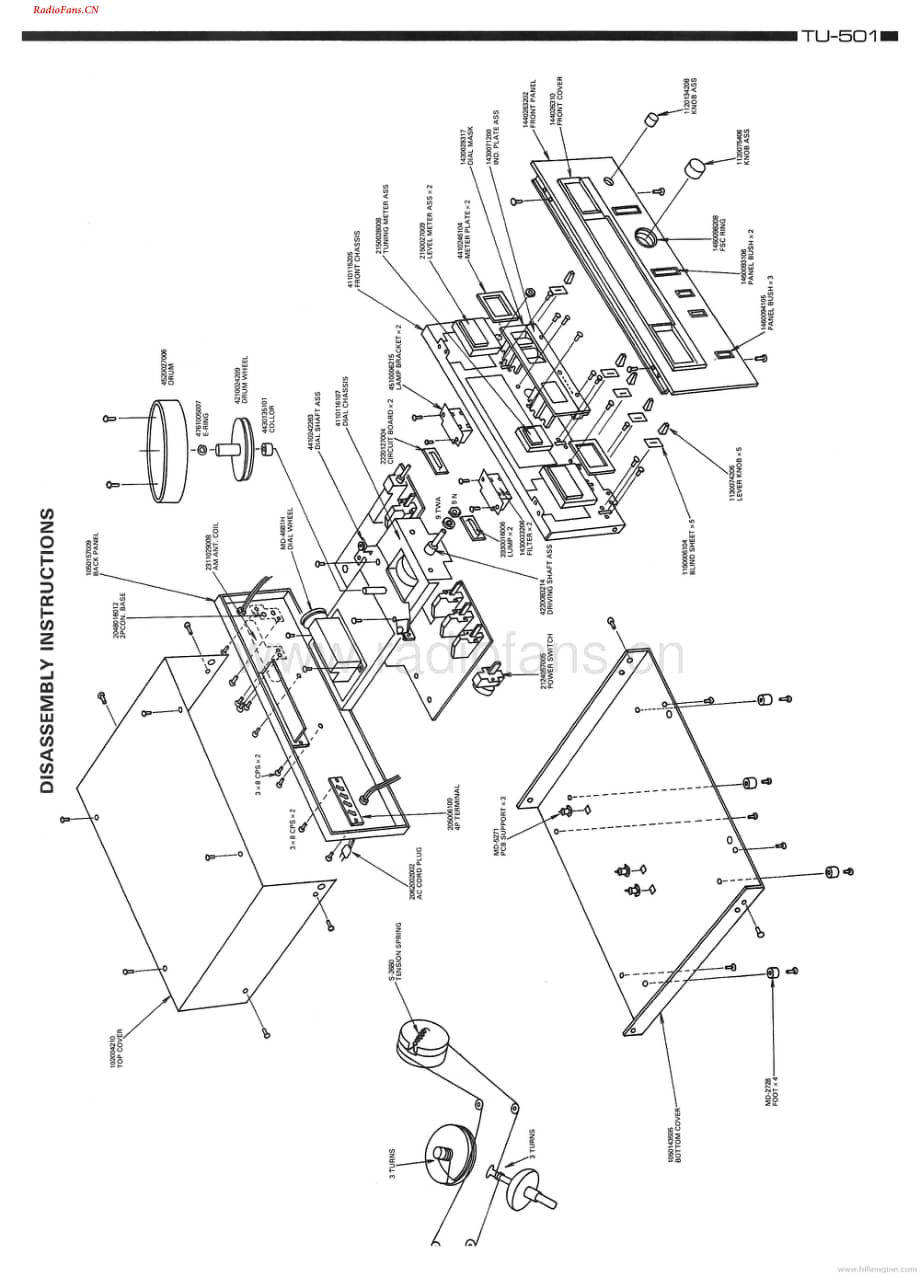 Denon-TU501-tun-sm维修电路图 手册.pdf_第3页