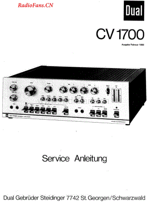 Dual-CV1700-int-sm维修电路图 手册.pdf