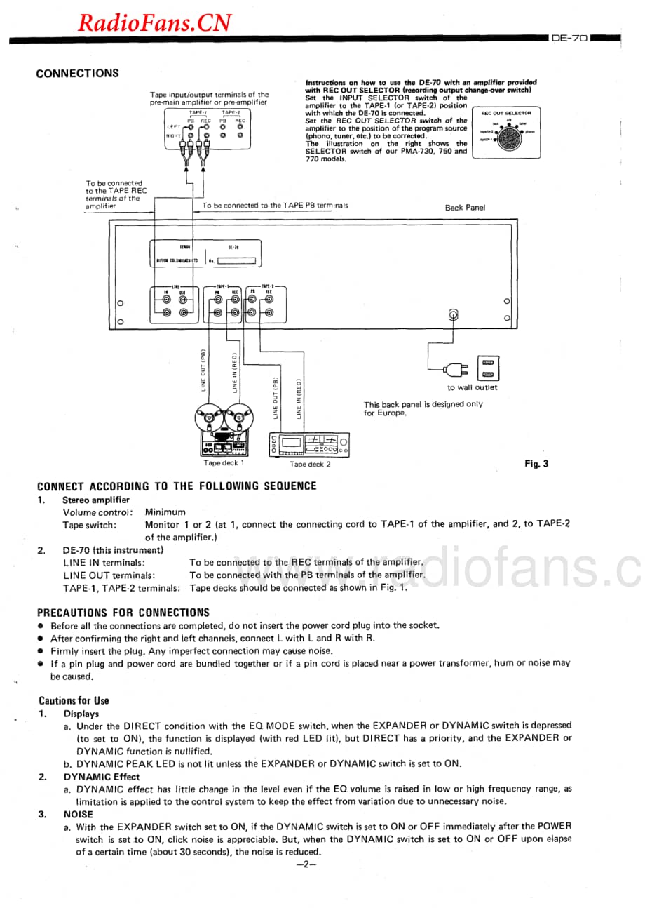 Denon-DE70-eq-sm维修电路图 手册.pdf_第3页
