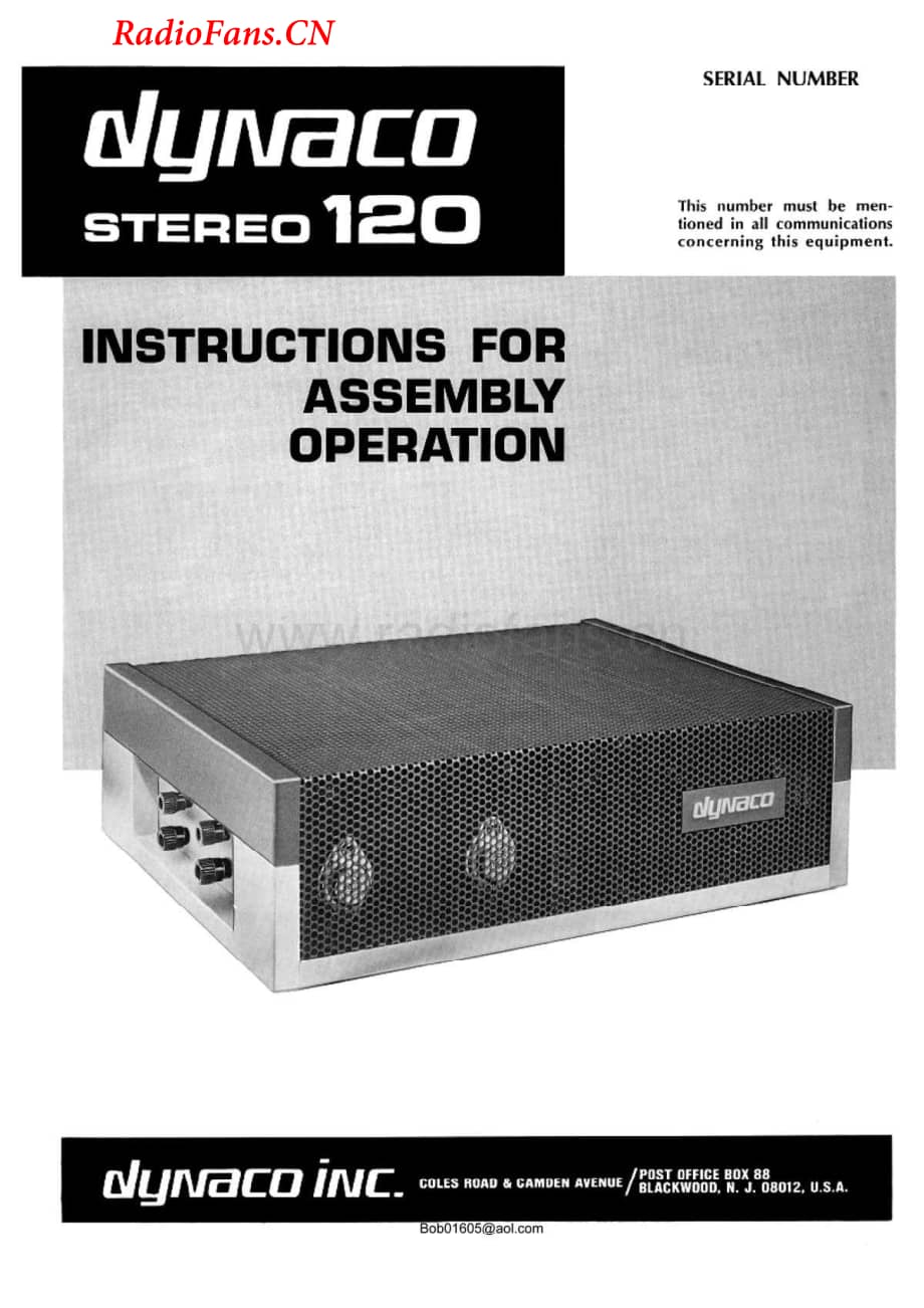 Dynaco-Stereo120-pwr-sm维修电路图 手册.pdf_第1页