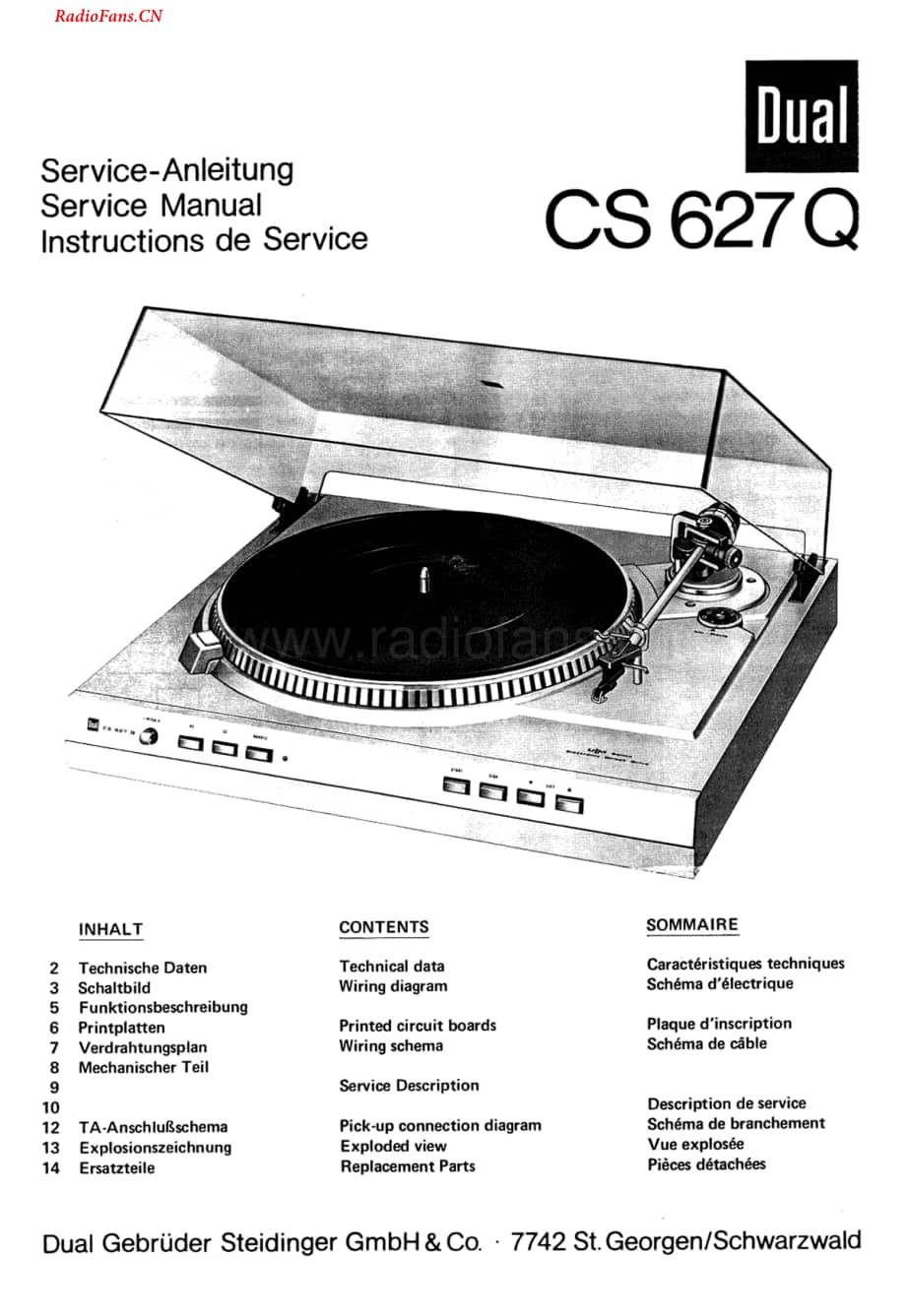 Dual-CS627Q-tt-sm维修电路图 手册.pdf_第1页