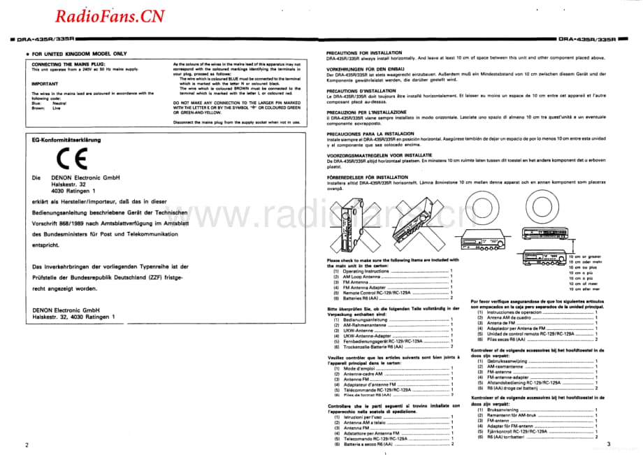 Denon-DRA435RDE-rec-sm维修电路图 手册.pdf_第2页