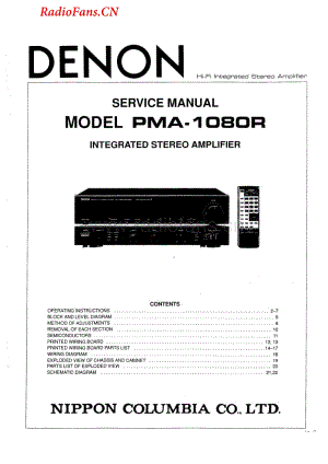 Denon-PMA1080-int-sm维修电路图 手册.pdf