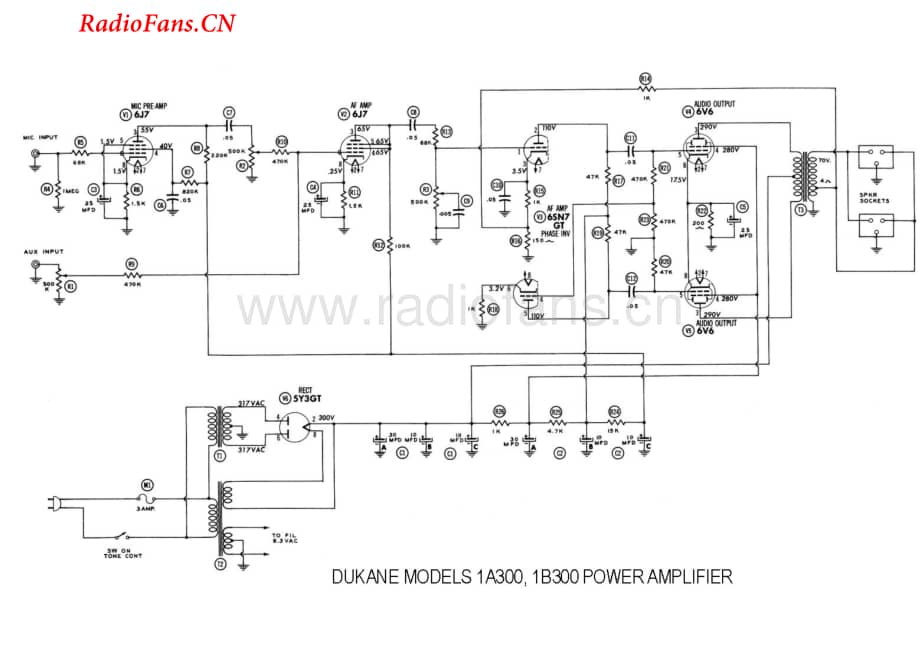 Dukane-1B300-pwr-sch维修电路图 手册.pdf_第1页