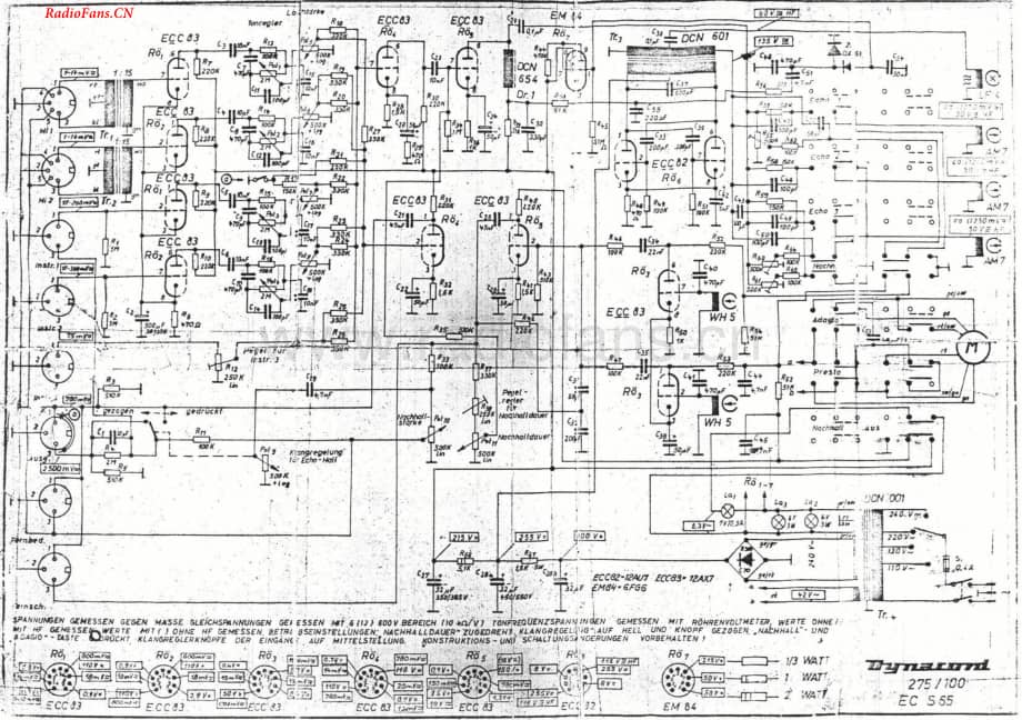 Dynacord-EchocordECS65-pwr-sch维修电路图 手册.pdf_第1页