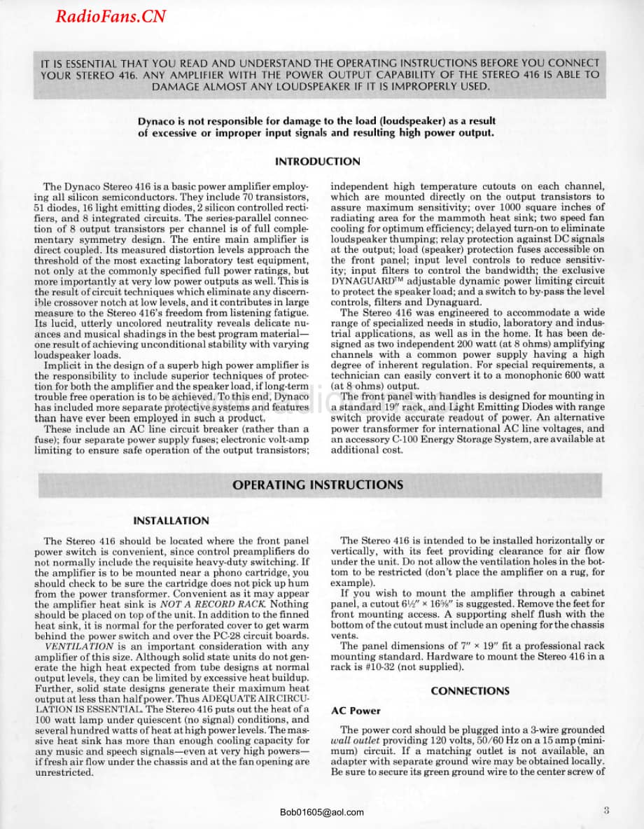 Dynaco-STEREO416-pwr-sm维修电路图 手册.pdf_第3页