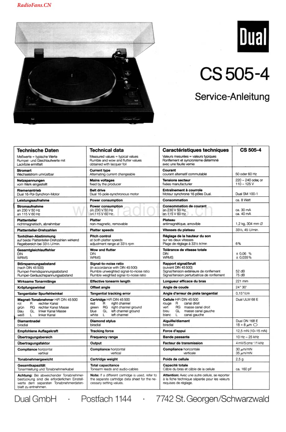 Dual-CS505-4-tt-sm1维修电路图 手册.pdf_第1页