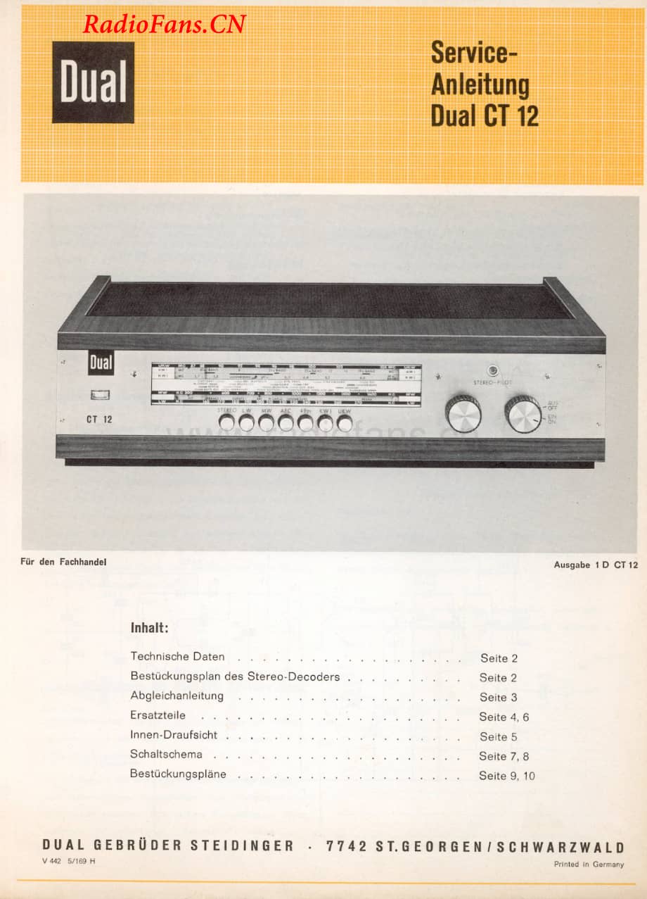 Dual-CT12-tun-sm维修电路图 手册.pdf_第1页