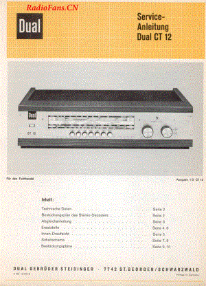 Dual-CT12-tun-sm维修电路图 手册.pdf