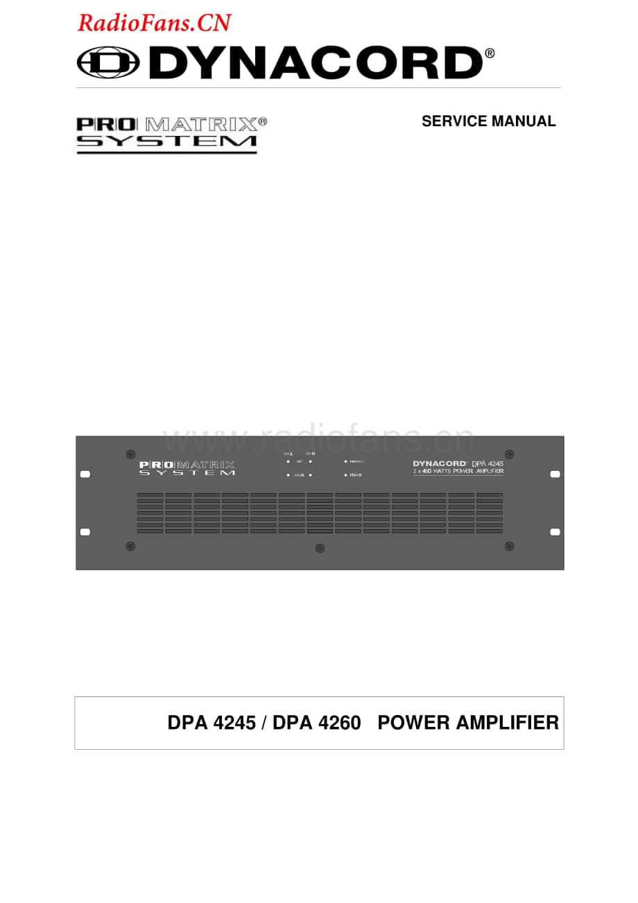 Dynacord-DPA4260-pwr-sm维修电路图 手册.pdf_第1页