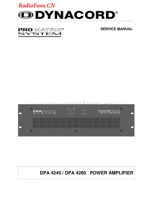 Dynacord-DPA4260-pwr-sm维修电路图 手册.pdf