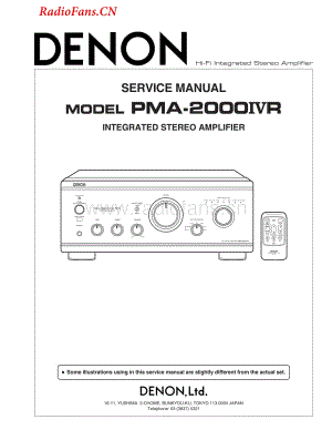 Denon-PMA2000IVR-int-sm维修电路图 手册.pdf