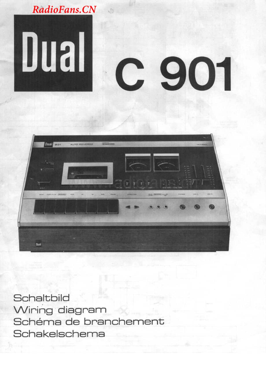 Dual-C901-tape-sch维修电路图 手册.pdf_第1页