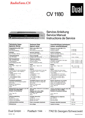 Dual-CV1180-int-sm维修电路图 手册.pdf