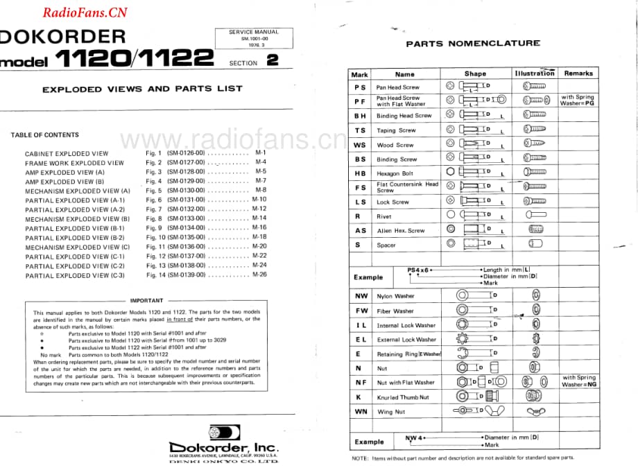 Dokorder-1122-tape-sm2维修电路图 手册.pdf_第1页