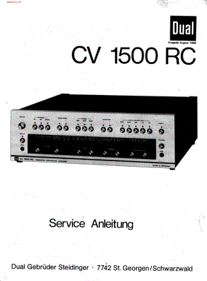 Dual-CV1500RC-int-sm维修电路图 手册.pdf