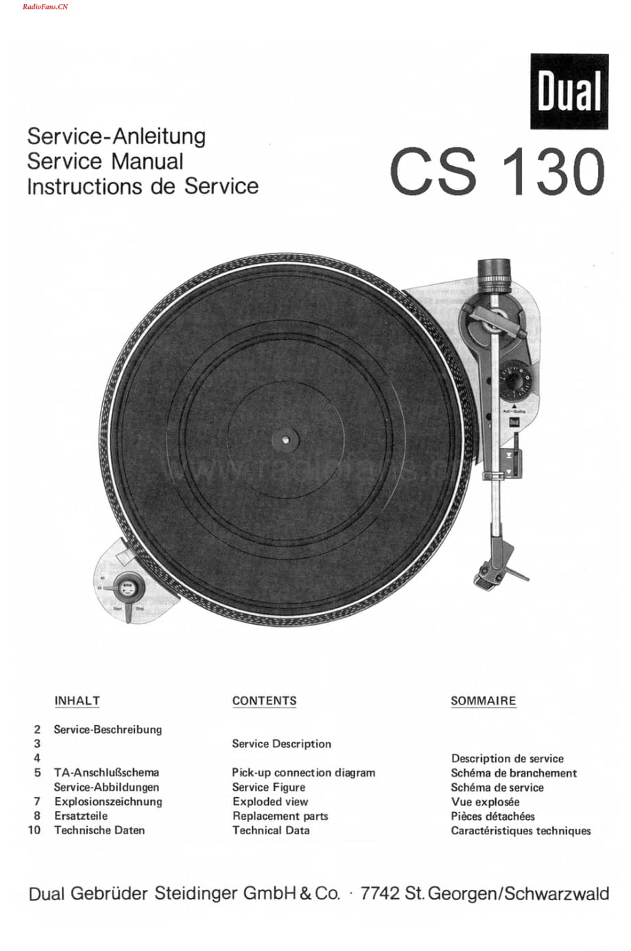 Dual-CS130-tt-sm维修电路图 手册.pdf_第1页