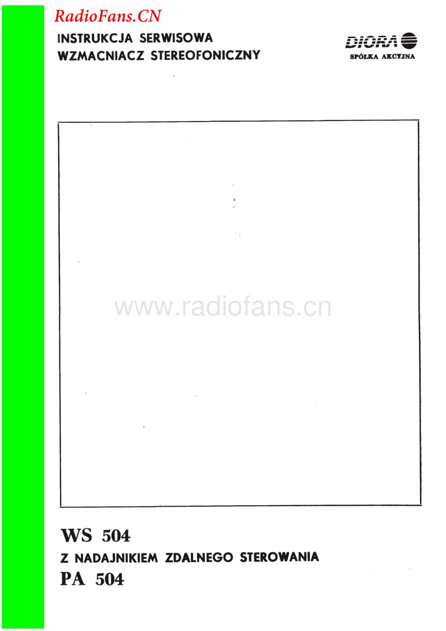 Diora-WS504-int-sm维修电路图 手册.pdf_第1页