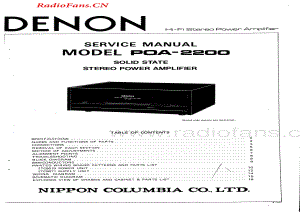 Denon-POA2200-pwr-sm维修电路图 手册.pdf