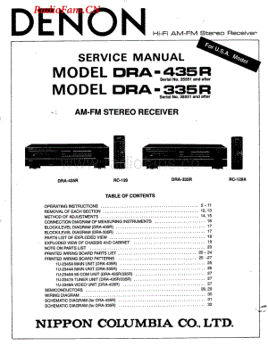 Denon-DRA435RUS-rec-sm维修电路图 手册.pdf