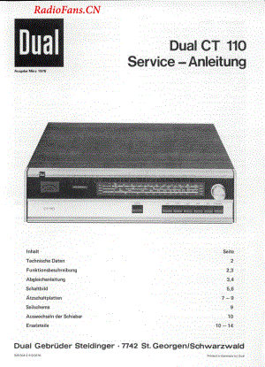 Dual-CT110-tun-sm维修电路图 手册.pdf
