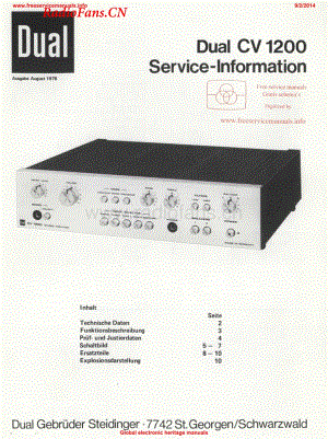 Dual-CV1200-int-sm维修电路图 手册.pdf