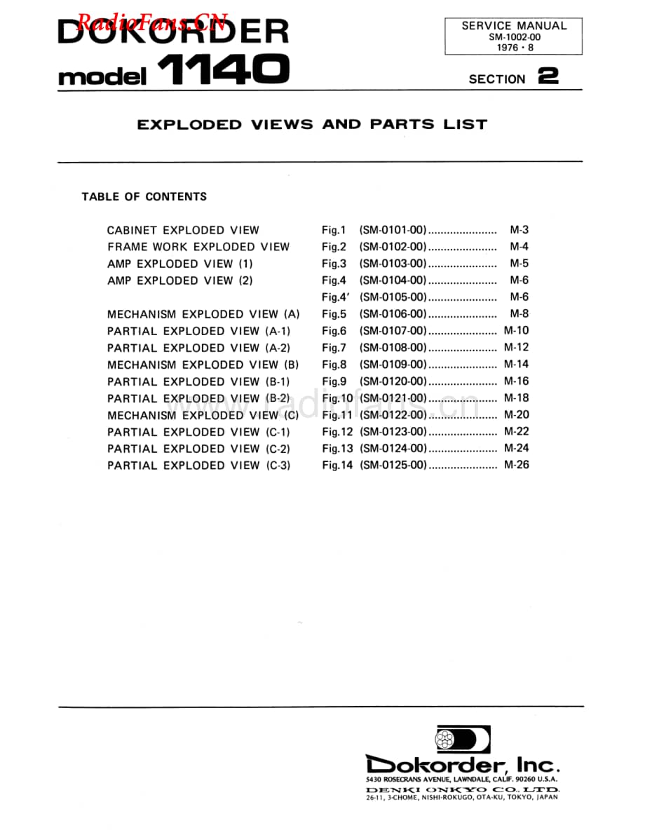 Dokorder-1140-tape-sm维修电路图 手册.pdf_第2页