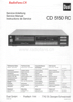 Dual-CD5150RC-cd-sm维修电路图 手册.pdf