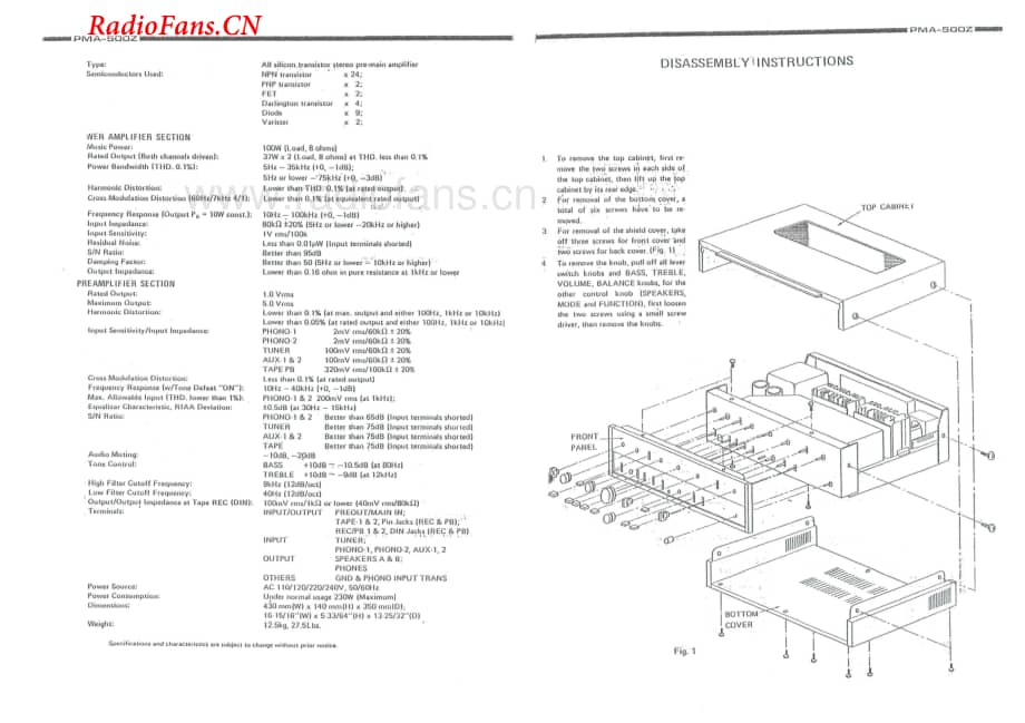 Denon-PMA500Z-int-sm维修电路图 手册.pdf_第3页